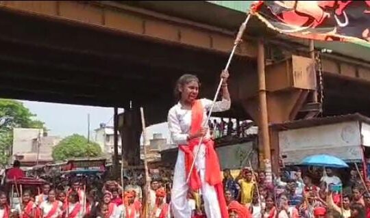 दुर्गापुर में कड़ी सुरक्षा के बीच श्री रामनवमी के उपलक्ष्य में जगह-जगह निकाली गई भव्य शोभायात्रा