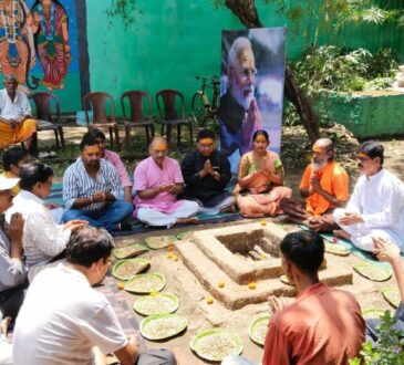 PM नरेंद्र मोदी के 9 वर्ष का कार्यकाल पूरा होने पर रानीगंज के मंदिर में महायज्ञ 